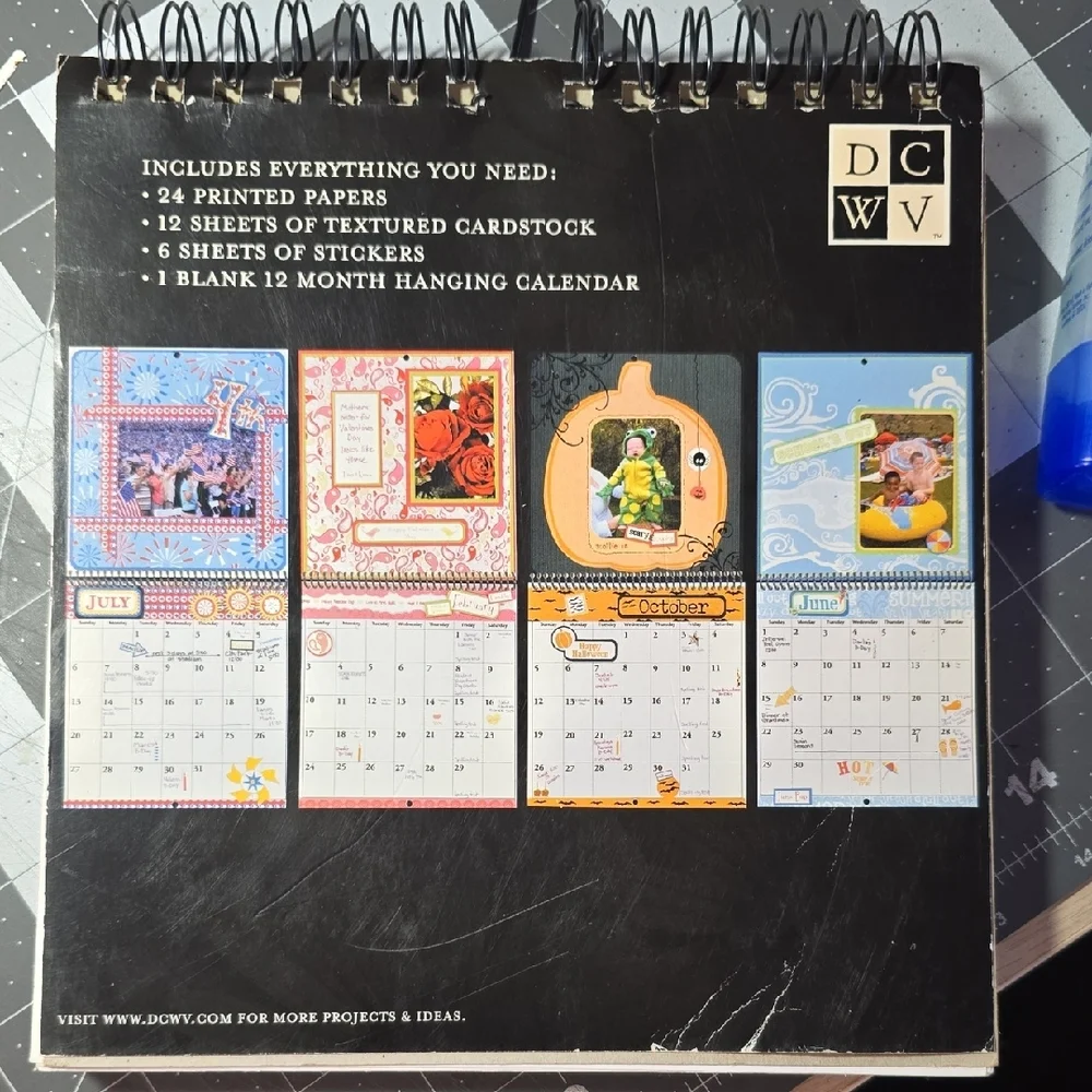 Calendar Kit - Black and White